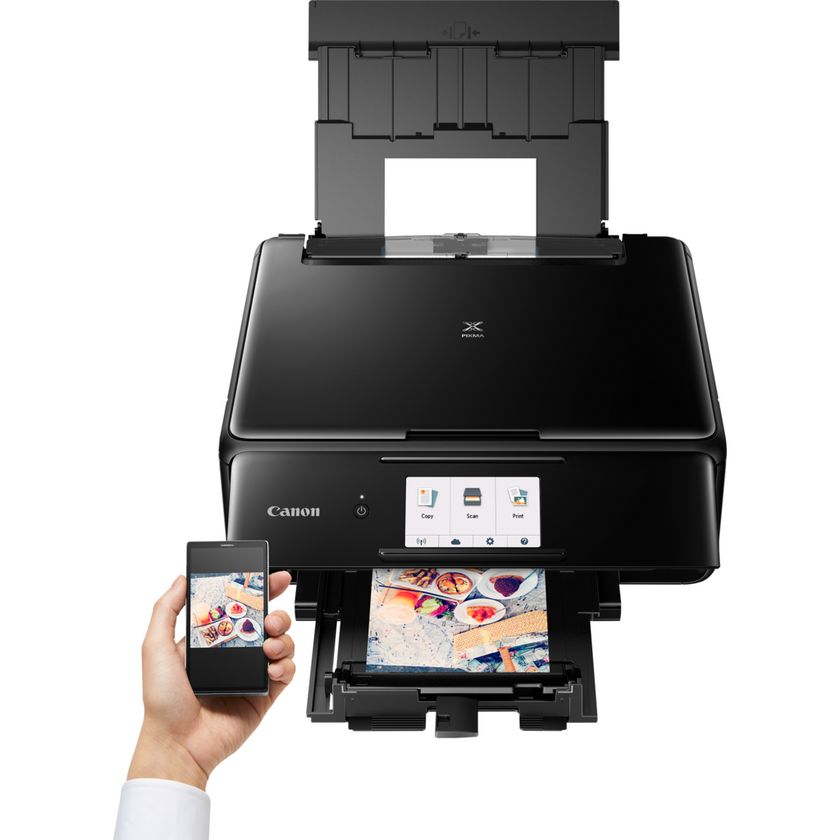 Canon imprimante multifonctionenpixma ts5050 noirejet dencrea4wifiecran 7  5cmlecteur cartes sd5 cartouch - La Poste