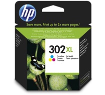 HP 302XL cartouche d'encre trois couleurs grande capacité